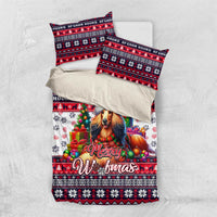 Afghan Hound Merry Woofmas Bedding Set Christmas Dog Art Style - Wonder Print Shop