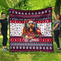 Afghan Hound Merry Woofmas Quilt Christmas Dog Art Style - Wonder Print Shop