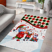 Santa Golf Club Area Rug Christmas Winter Style - Wonder Print Shop
