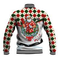 Santa Golf Club Baseball Jacket Christmas Winter Style - Wonder Print Shop