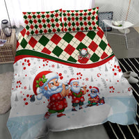 Santa Golf Club Bedding Set Christmas Winter Style - Wonder Print Shop