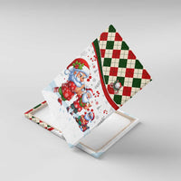 Santa Golf Club Canvas Wall Art Christmas Winter Style - Wonder Print Shop