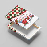 Santa Golf Club Canvas Wall Art Christmas Winter Style - Wonder Print Shop