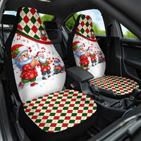Santa Golf Club Car Seat Cover Christmas Winter Style - Wonder Print Shop