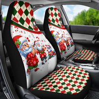 Santa Golf Club Car Seat Cover Christmas Winter Style - Wonder Print Shop