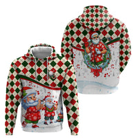 Santa Golf Club Hoodie Christmas Winter Style - Wonder Print Shop