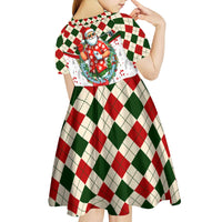 Santa Golf Club Kid Short Sleeve Dress Christmas Winter Style - Wonder Print Shop