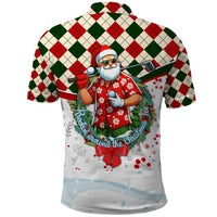 Santa Golf Club Polo Shirt Christmas Winter Style - Wonder Print Shop