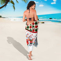 Santa Golf Club Sarong Christmas Winter Style - Wonder Print Shop