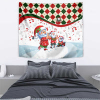 Santa Golf Club Tapestry Christmas Winter Style - Wonder Print Shop
