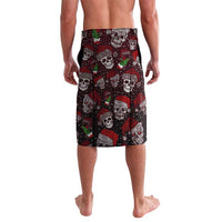 Xmas Skulls Love Christmas Cocktails Lavalava - Wonder Print Shop