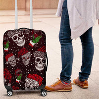 Xmas Skulls Love Christmas Cocktails Luggage Cover - Wonder Print Shop