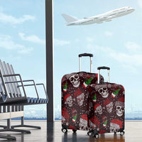 Xmas Skulls Love Christmas Cocktails Luggage Cover - Wonder Print Shop