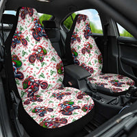 BRAAAP! Motorbike Santa Christmas Car Seat Cover - Wonder Print Shop