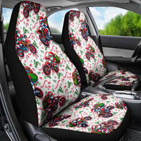 BRAAAP! Motorbike Santa Christmas Car Seat Cover - Wonder Print Shop