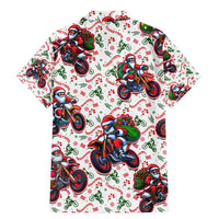 BRAAAP! Motorbike Santa Christmas Family Matching Mermaid Dress and Hawaiian Shirt - Wonder Print Shop