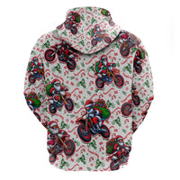 BRAAAP! Motorbike Santa Christmas Hoodie - Wonder Print Shop