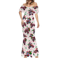 BRAAAP! Motorbike Santa Christmas Mermaid Dress - Wonder Print Shop