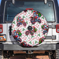 BRAAAP! Motorbike Santa Christmas Spare Tire Cover - Wonder Print Shop