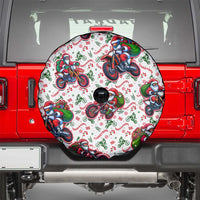 BRAAAP! Motorbike Santa Christmas Spare Tire Cover - Wonder Print Shop
