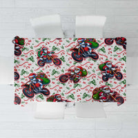 BRAAAP! Motorbike Santa Christmas Tablecloth - Wonder Print Shop