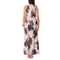BRAAAP! Motorbike Santa Christmas Tank Maxi Dress - Wonder Print Shop