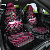 Braap Live A Girl Car Seat Cover Christmas Merry Braapmas - Wonder Print Shop
