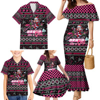 Braap Live A Girl Family Matching Mermaid Dress and Hawaiian Shirt Christmas Merry Braapmas - Wonder Print Shop