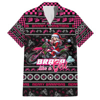 Braap Live A Girl Family Matching Off The Shoulder Long Sleeve Dress and Hawaiian Shirt Christmas Merry Braapmas - Wonder Print Shop