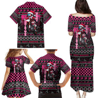 Braap Live A Girl Family Matching Puletasi and Hawaiian Shirt Christmas Merry Braapmas - Wonder Print Shop