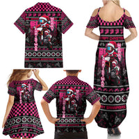 Braap Live A Girl Family Matching Summer Maxi Dress and Hawaiian Shirt Christmas Merry Braapmas - Wonder Print Shop