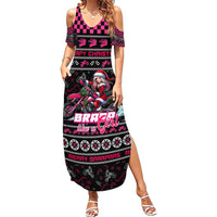Braap Live A Girl Family Matching Summer Maxi Dress and Hawaiian Shirt Christmas Merry Braapmas - Wonder Print Shop