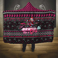 Braap Live A Girl Hooded Blanket Christmas Merry Braapmas