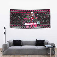 Braap Live A Girl Tapestry Christmas Merry Braapmas - Wonder Print Shop