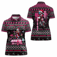 Braap Live A Girl Women Polo Shirt Christmas Merry Braapmas - Wonder Print Shop