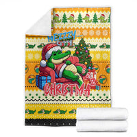 Crocodile Mezzy Christmas Blanket Funny Style