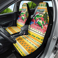 Crocodile Mezzy Christmas Car Seat Cover Funny Style - Wonder Print Shop