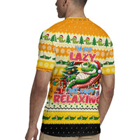 Crocodile Mezzy Christmas Rugby Jersey Funny Style - Wonder Print Shop