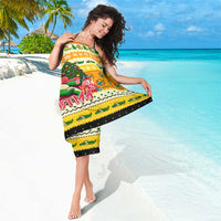 Crocodile Mezzy Christmas Sarong Funny Style - Wonder Print Shop