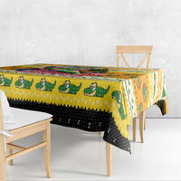 Crocodile Mezzy Christmas Tablecloth Funny Style - Wonder Print Shop