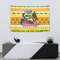 Crocodile Mezzy Christmas Tapestry Funny Style - Wonder Print Shop