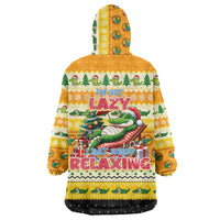 Crocodile Mezzy Christmas Wearable Blanket Hoodie Funny Style - Wonder Print Shop
