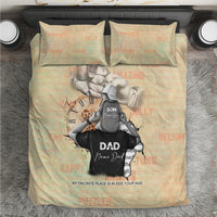 Personalized Father And Son Bedding Set Gift for Dad - Wonder Print Shop