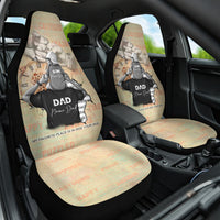 Personalized Father And Son Car Seat Cover Gift for Dad - Wonder Print Shop