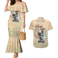Personalized Father And Son Couples Matching Mermaid Dress and Hawaiian Shirt Gift for Dad - Wonder Print Shop