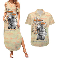 Personalized Father And Son Couples Matching Summer Maxi Dress and Hawaiian Shirt Gift for Dad - Wonder Print Shop