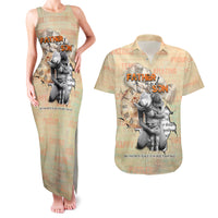 Personalized Father And Son Couples Matching Tank Maxi Dress and Hawaiian Shirt Gift for Dad - Wonder Print Shop