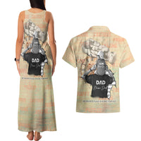 Personalized Father And Son Couples Matching Tank Maxi Dress and Hawaiian Shirt Gift for Dad - Wonder Print Shop