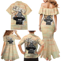 Personalized Father And Son Family Matching Mermaid Dress and Hawaiian Shirt Gift for Dad - Wonder Print Shop