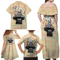 Personalized Father And Son Family Matching Off Shoulder Maxi Dress and Hawaiian Shirt Gift for Dad - Wonder Print Shop